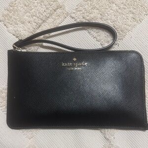 Kate Spade Black Wristlet